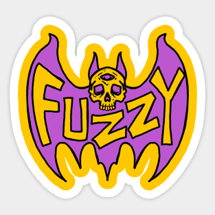 Fuzzy Bat Sticker